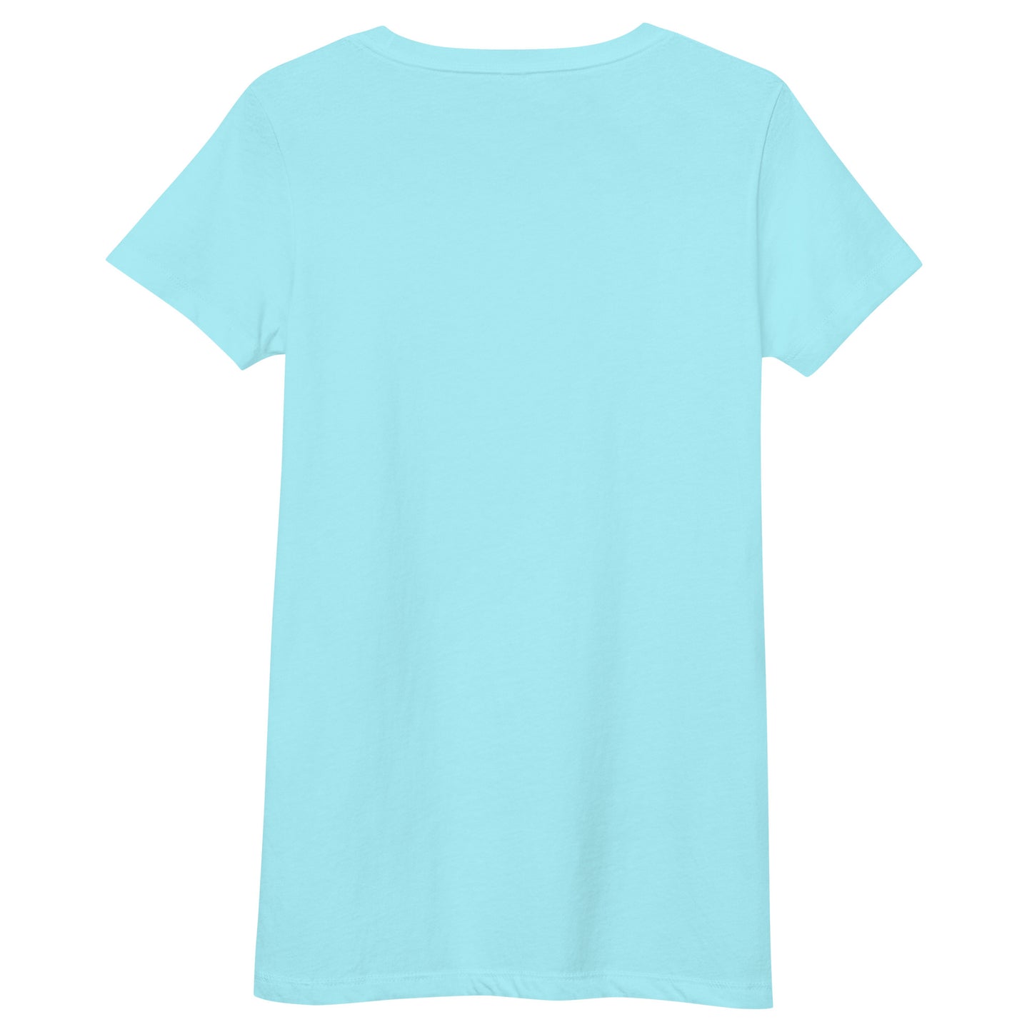 Flamingo Life® Cancun Blue Women’s fitted t-shirt